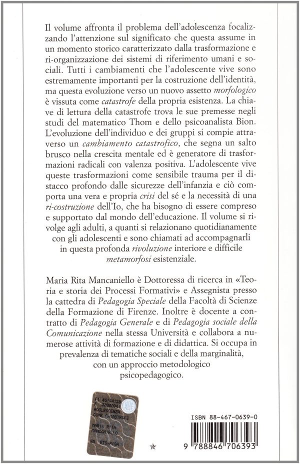 L'adolescenza come catastrofe. Modelli d'interpretazione psicopedagogica - immagine 2